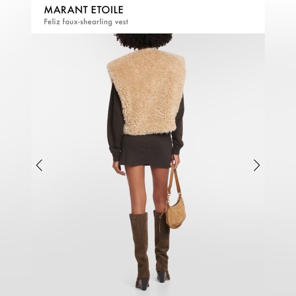 Isabel Marant faux sherling vest - Picture 4 of 5